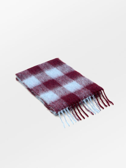 Check Mincho Scarf - Violet