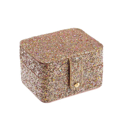 Confetti Gold Glitter Jewellery Box