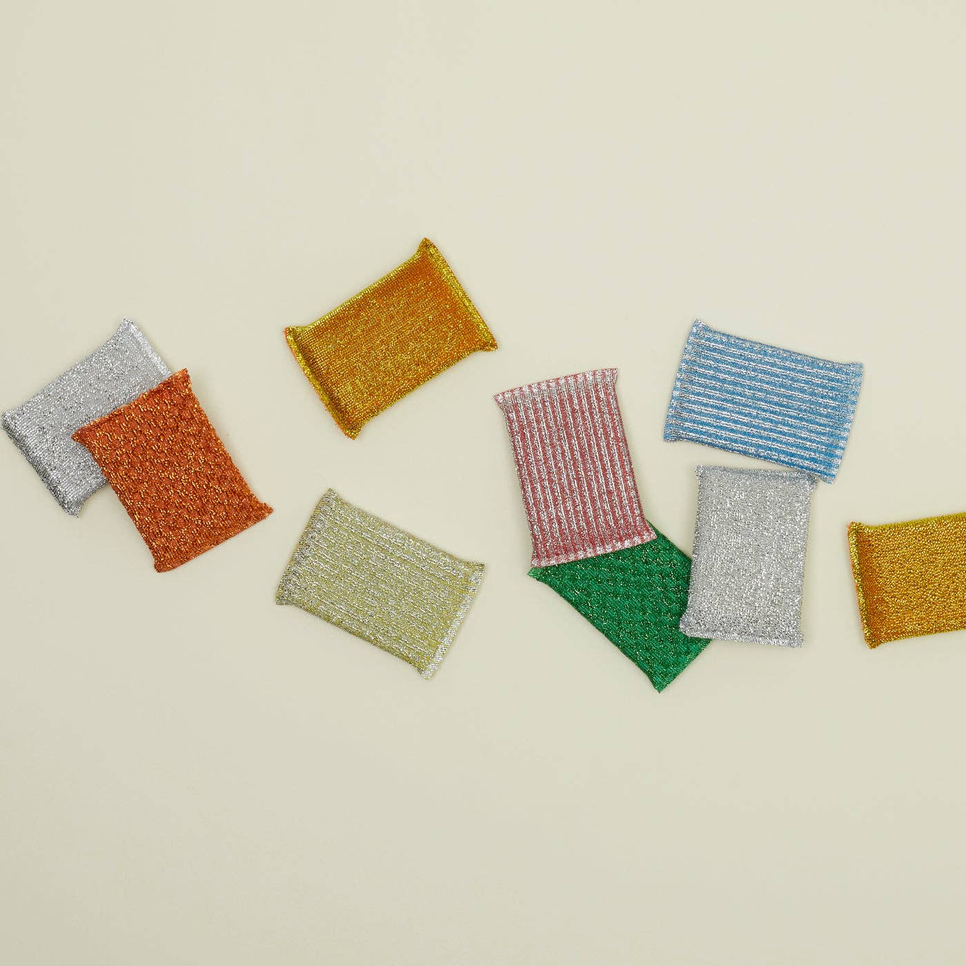 Lurex Sponge - Set Of 3