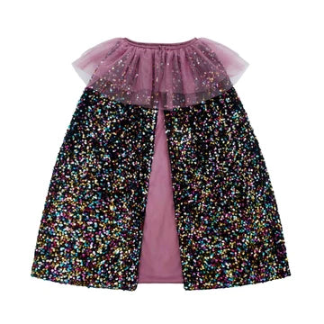 Ruffle Dazzle Sequin Cape
