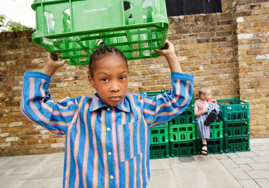 Jagger Curved Hem Denim Shirt