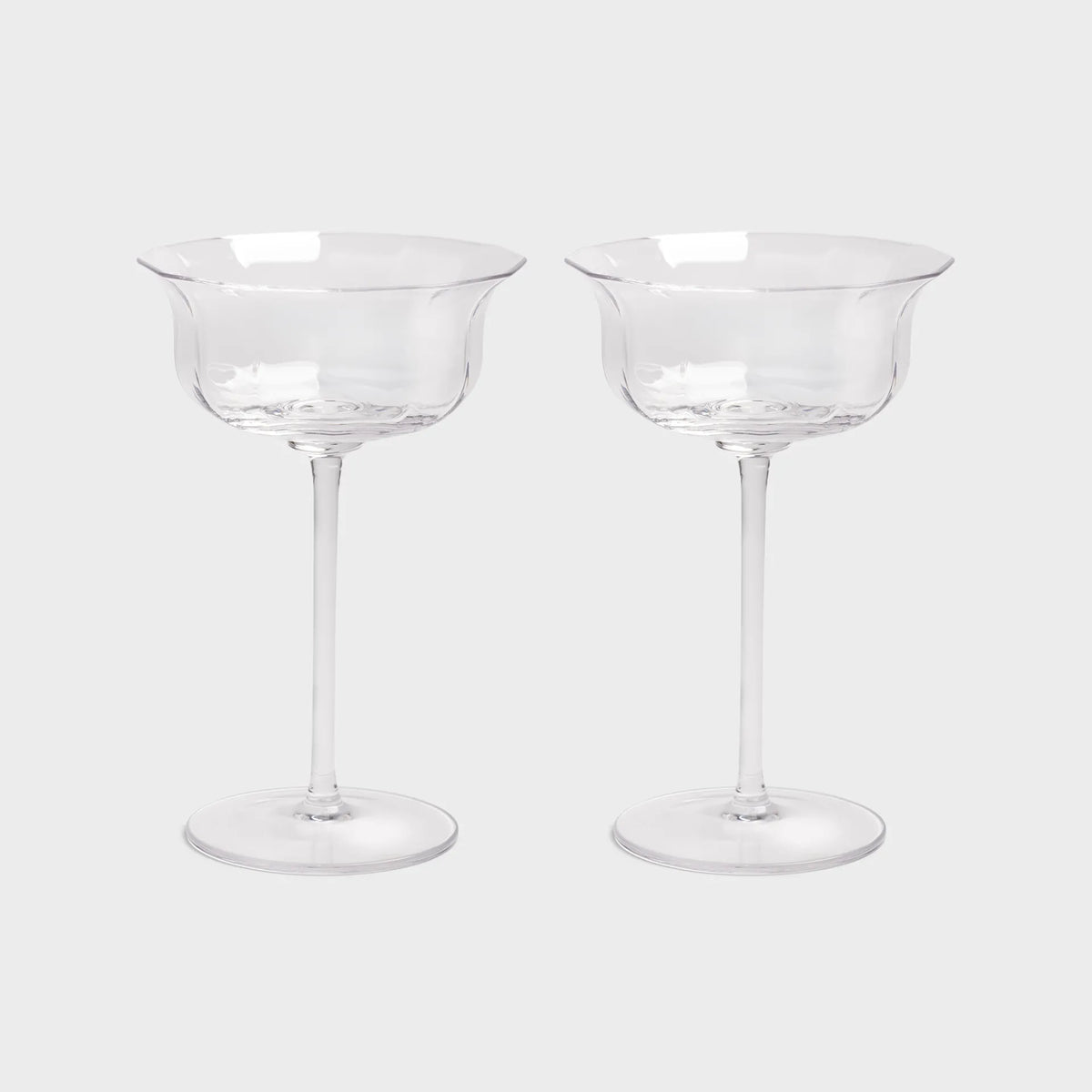 Coupe Mano Crystal - Set of 2