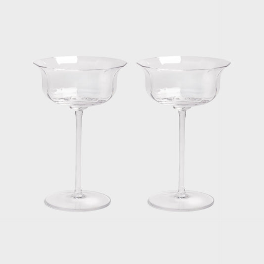 Coupe Mano Crystal - Set of 2