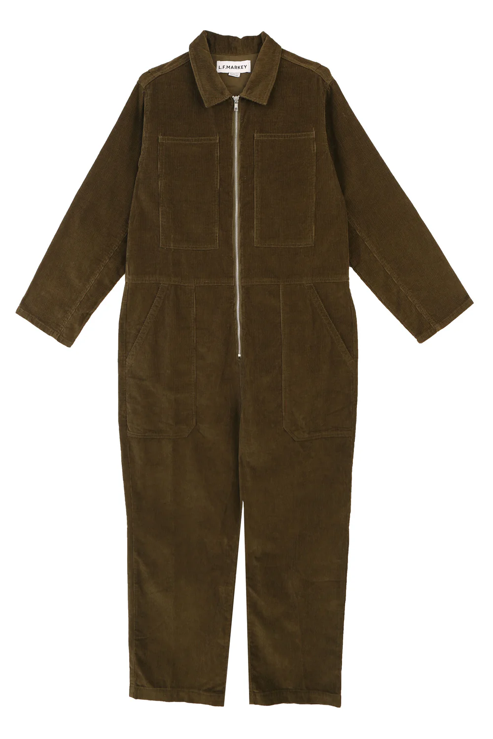 Dominic Boilersuit - Dark Olive Corduroy – W O R D