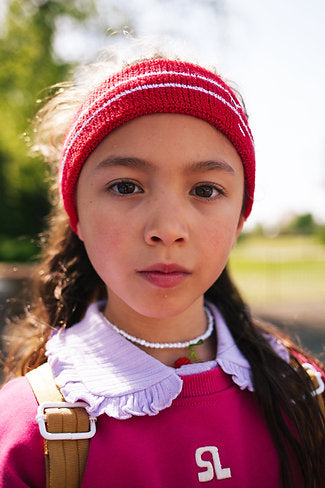 Better Together Headband - Basketball Red