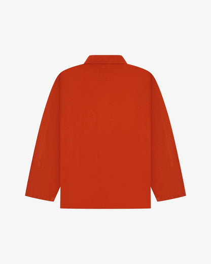 Buttoned Overshirt - Rust