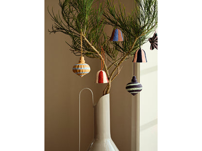 Pulp Bell Ornament - Pumpkin Orange