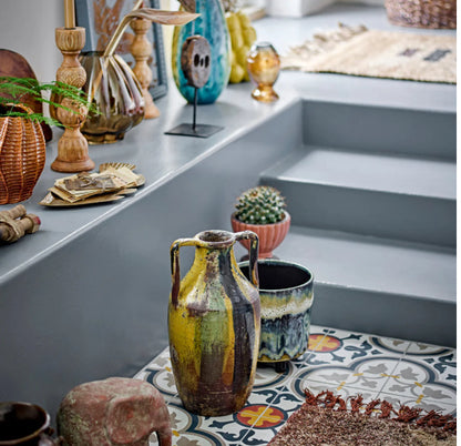 Wilder Decorative Vase - Yellow Terracotta