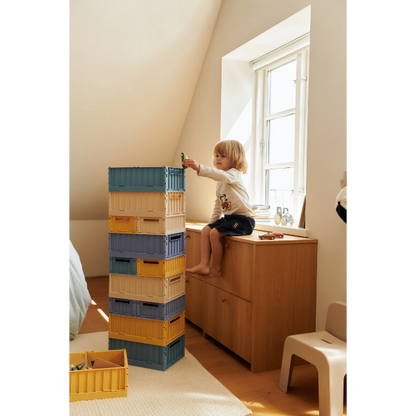 Weston Pack Of 2 Medium Storage Box - Dusty Lavender