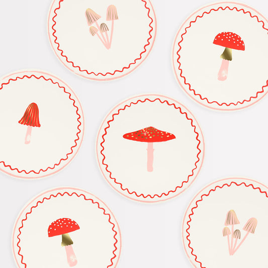 Merry Mushroom Side Plates