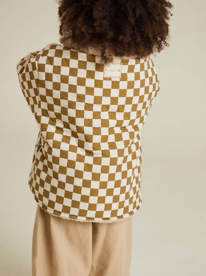 Emery Coco Checkerboard Coat