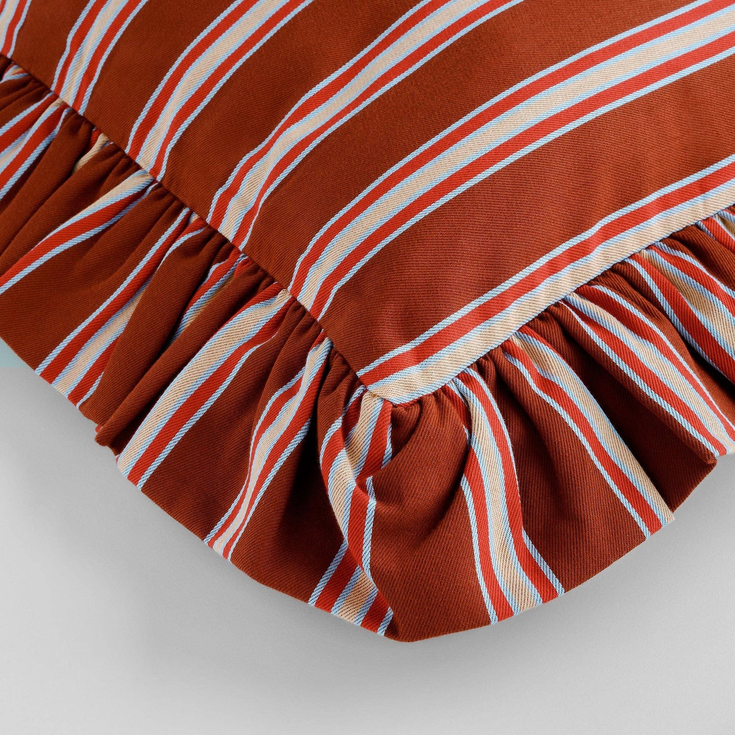Cacao pop stripe cushion