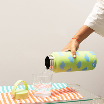 Helio Ferretti On The Go Bottle - Clouds - 1L: Light Blue
