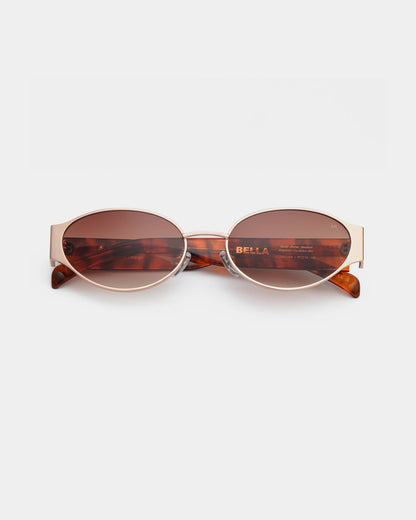 Bella Sunglasses - Rosegold Havana