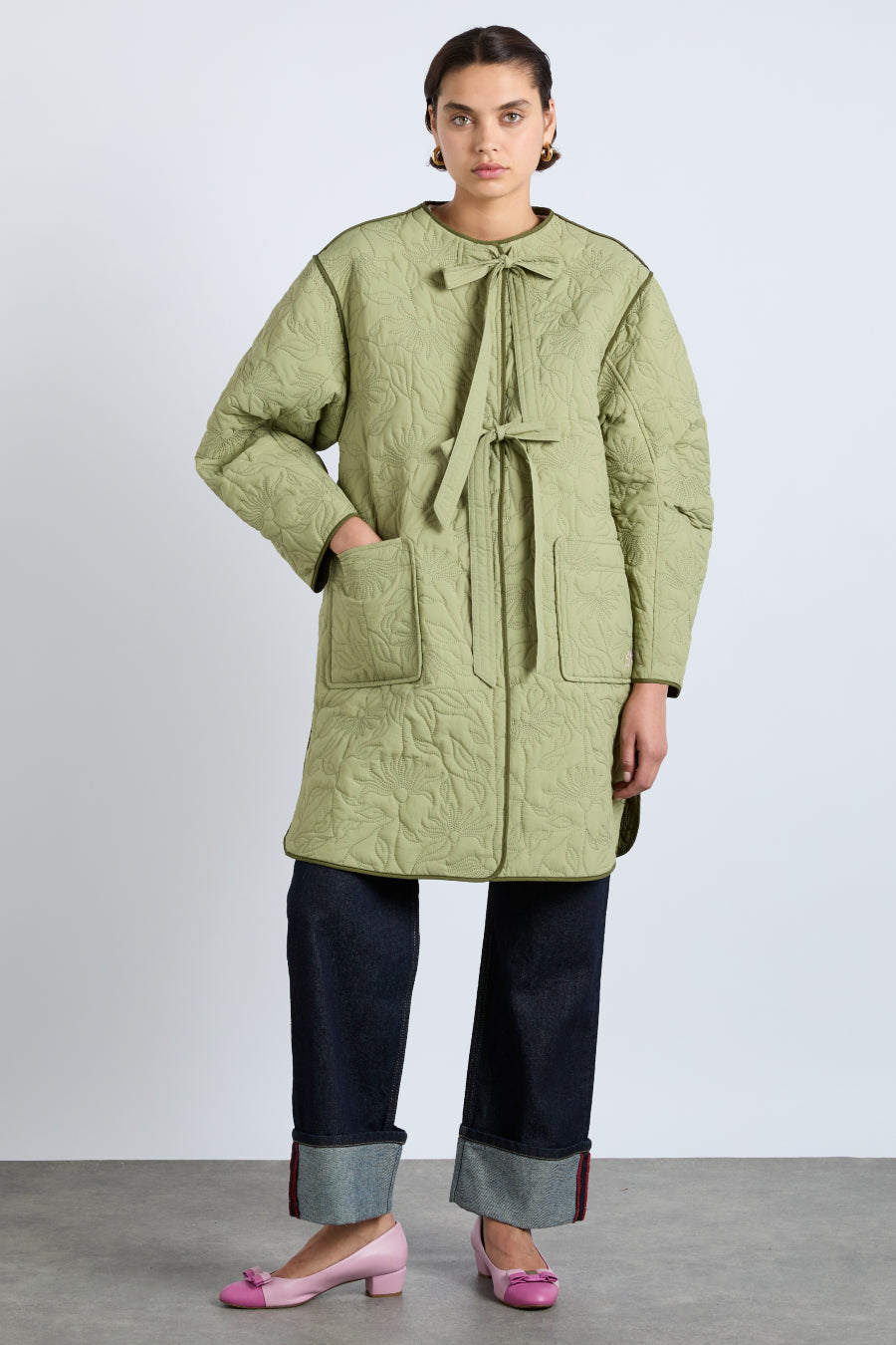 Valentine Reversible Liner Jacket - Green