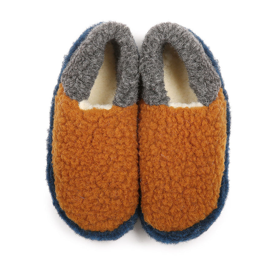 Wool Slippers Siberian - Colourblock Fox