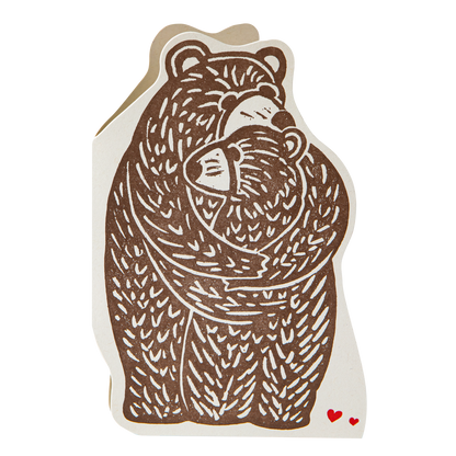 Bear Hug | Cut-Out - Greeting Card