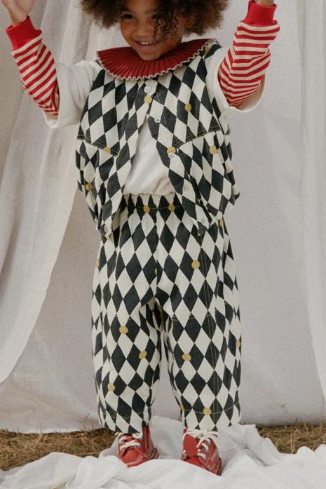 Rex Harlequin Spot Trousers