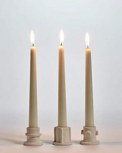 Candle Holder 01 Molly - Beige - Single