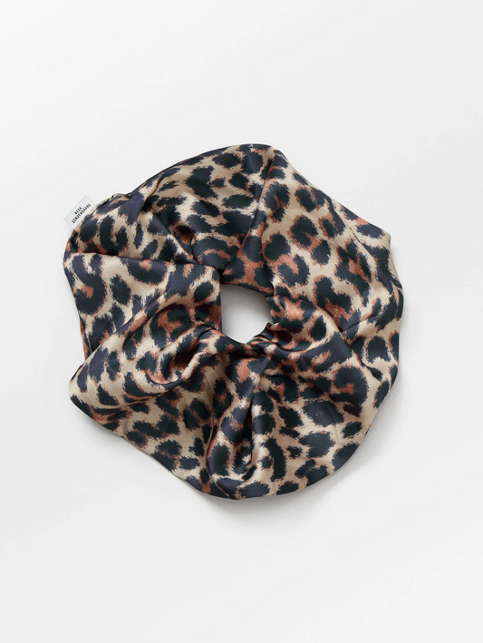 Leopard Luster Scrunchie