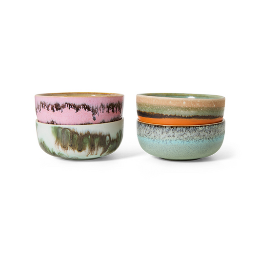 70’s Tapas Bowls - Renaissance Set of 4