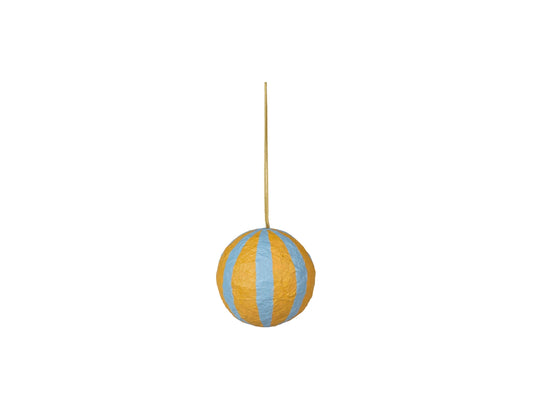 Pulp Sphere Ornament L - Pigeon Blue