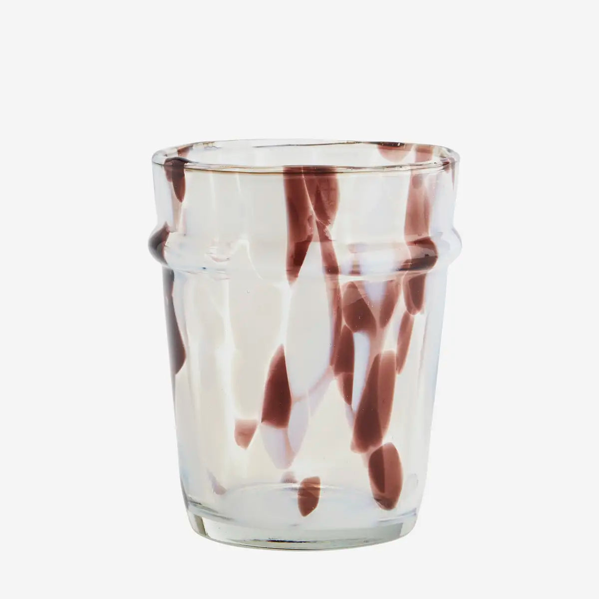 Coloured Drinking Glass - Browns