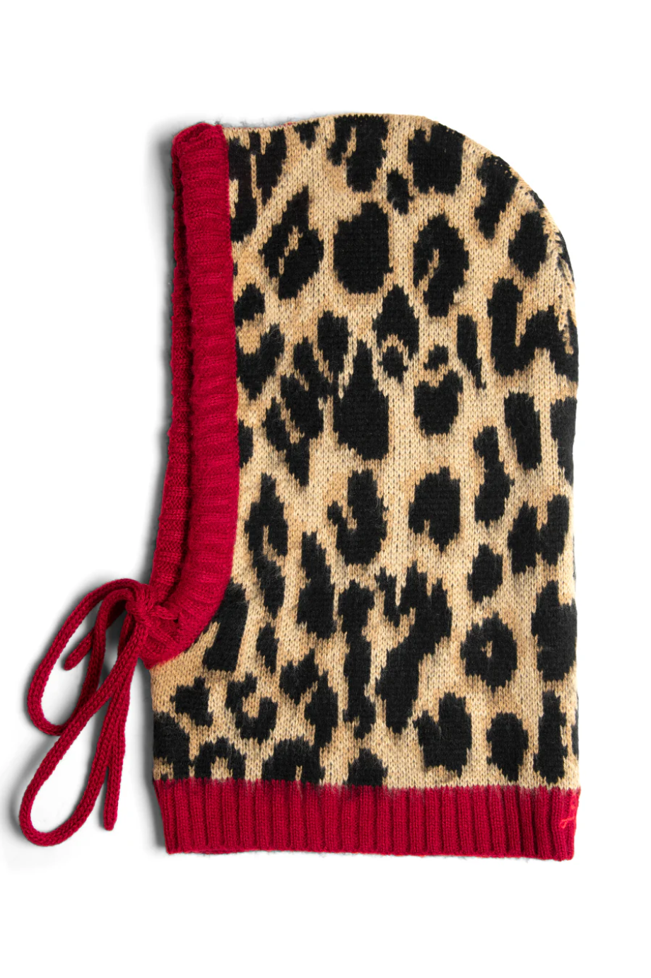 Hood In Leopard With Red Ties