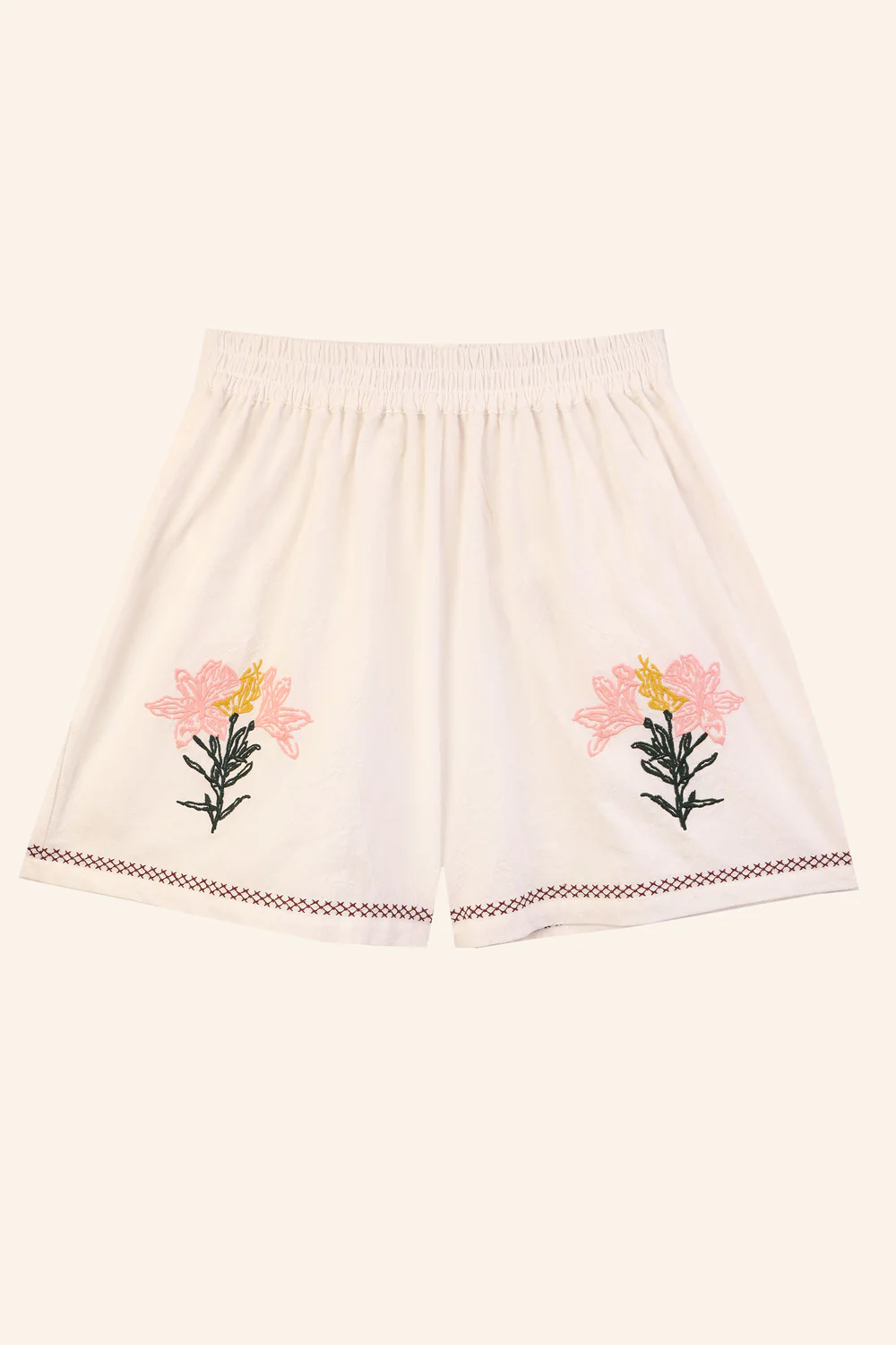 Capsia Shorts - Multi Embroidery