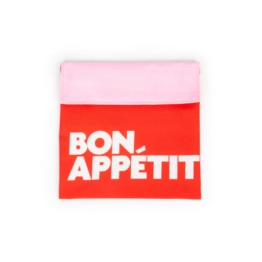 Bon Appetite Waterproof Snack Bag- Red