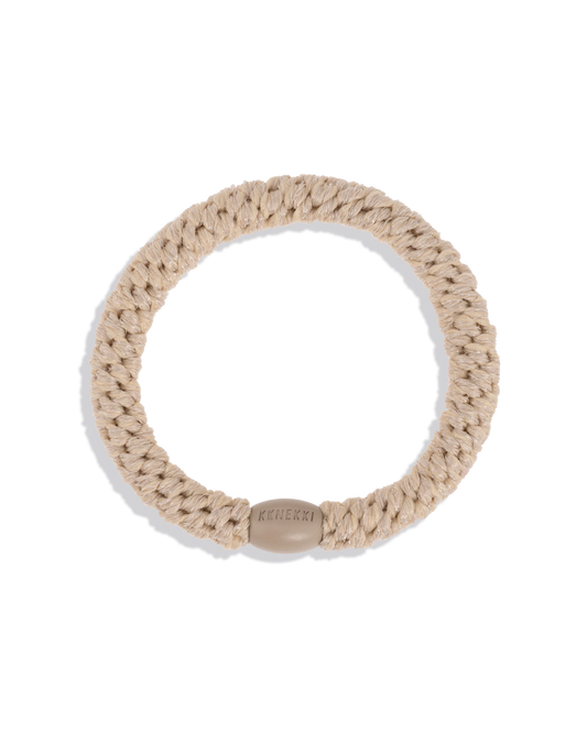 Hair Tie - Wheat Glitter