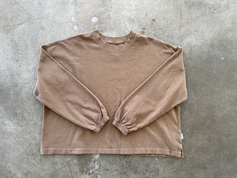 Naturelle Loose Tee: Tobacco