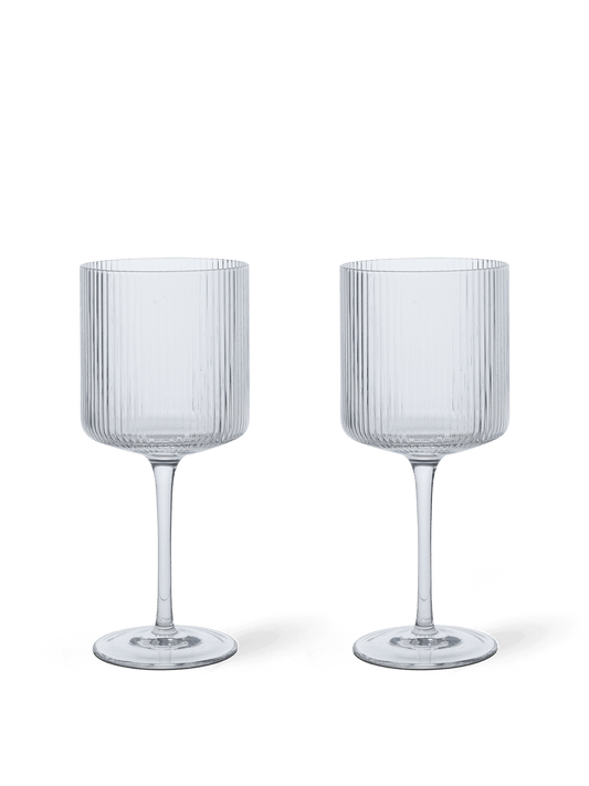 Ripple Red Wine Glasses - Set of 2