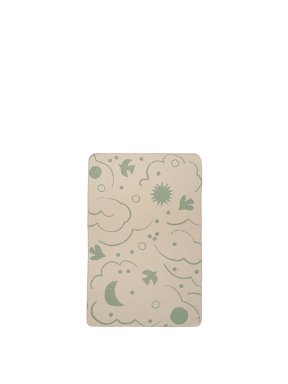 Skye Blanket - Tea Green / Parchment