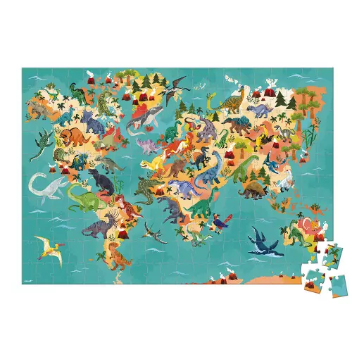 Educational Puzzle - Dinosaurs