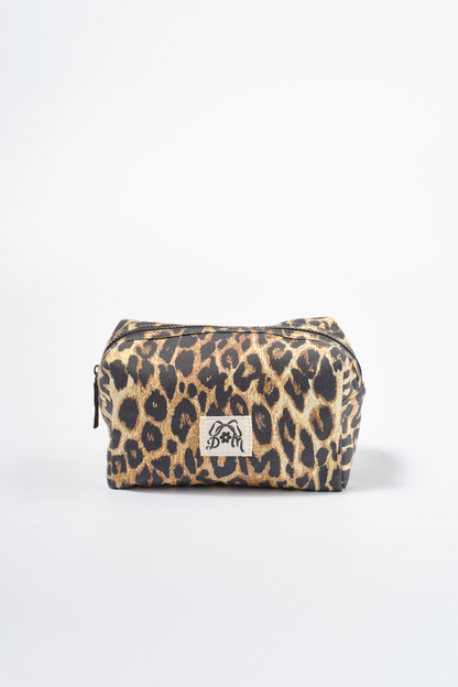 Leopard Print Make Up Bag