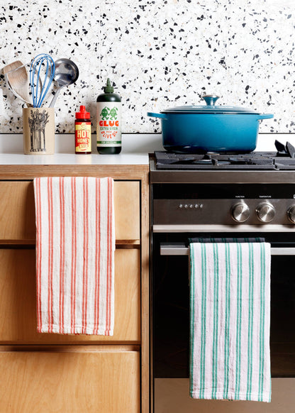 Cotton Hand Towel: Red Stripe