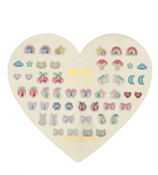 Stick On Earrings - Mixed