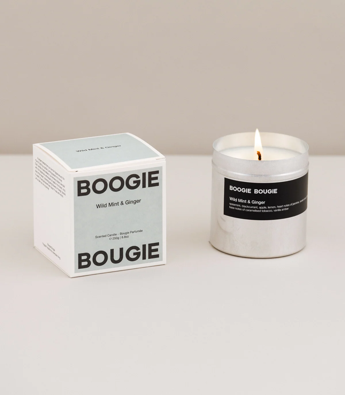 Wild Mint & Ginger Scented Candle 250g