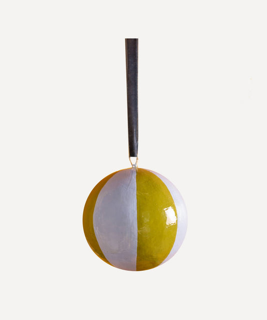 Sage & Dusk Beachball Bauble