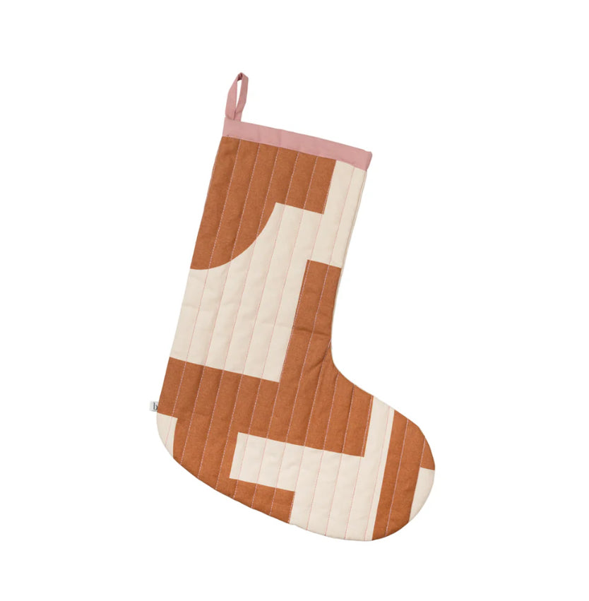 Karla Christmas Stocking - Meerkat Brown