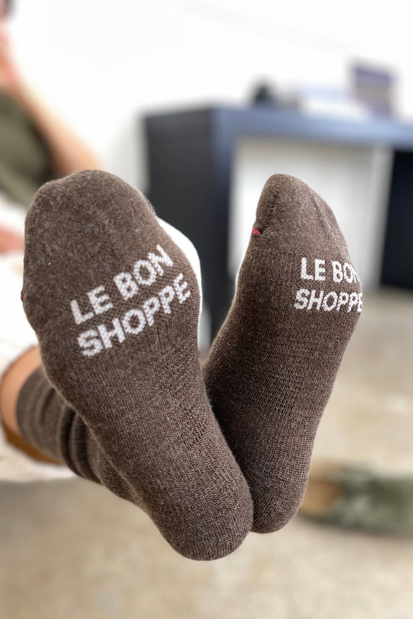 Camper Socks: Wood