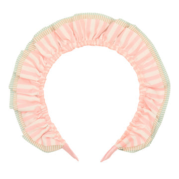 Stripe Ruffle Alice Band