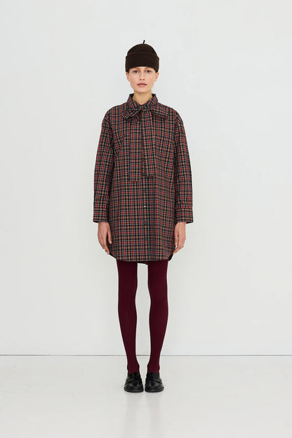 Check Bow Dress