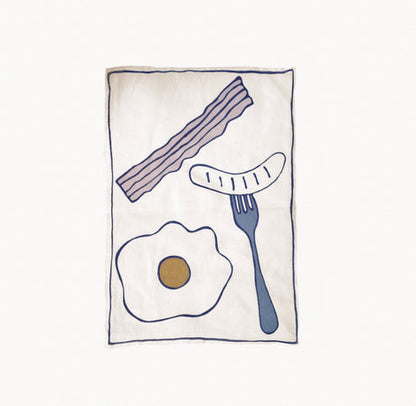 Bacon & Eggs  Tea Towel