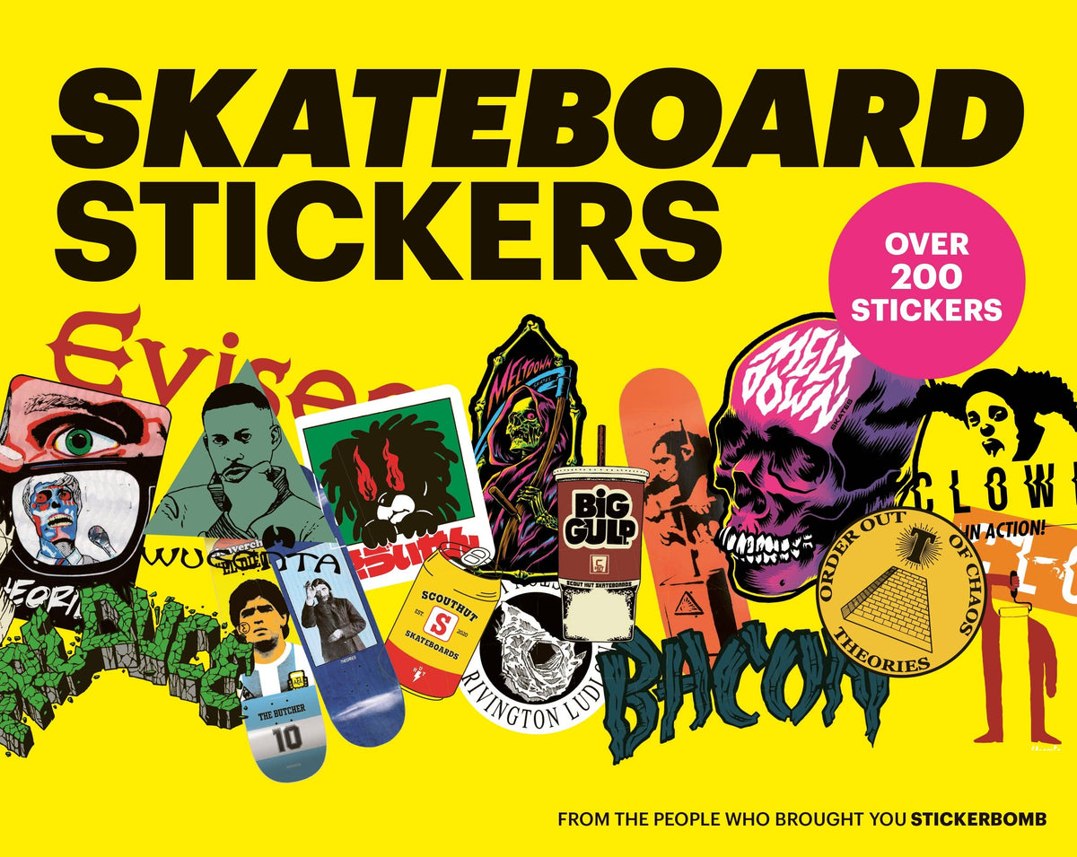 Skateboard Stickers by Stickerbomb - Paperback