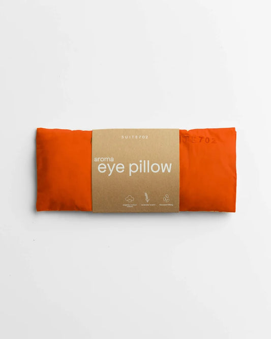 Aroma Flax Eye Pillow - Poppy Orange