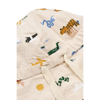 Gorm Reversible Sun Hat - Around the World / Sandy