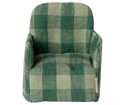 Folding Chair - Mouse Green Check