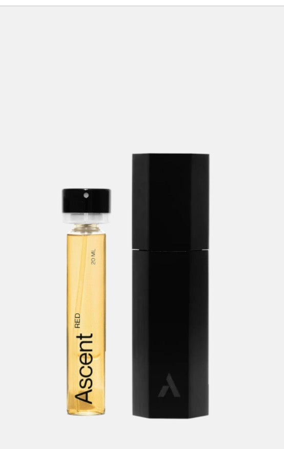 Ascent Refillable Perfume Starter Pack - Black / Red